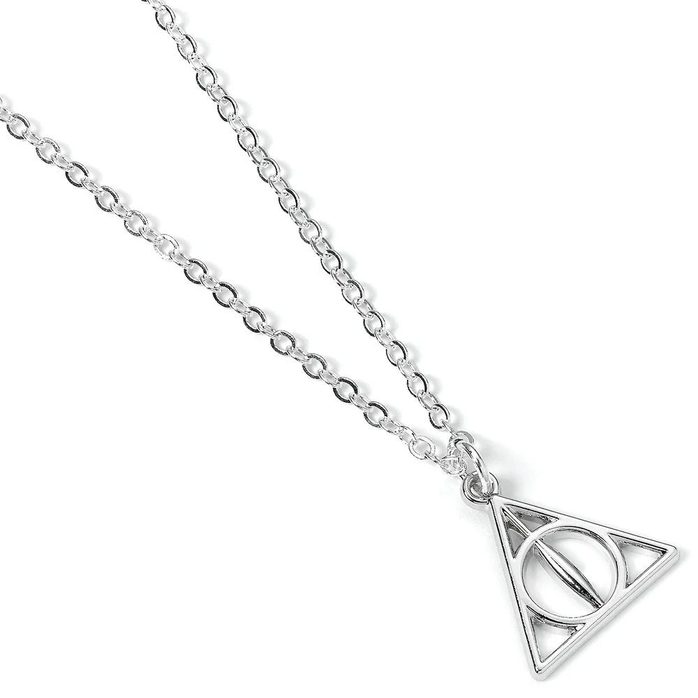 Harry Potter Deathly Hallows Necklace - Silver Image 1