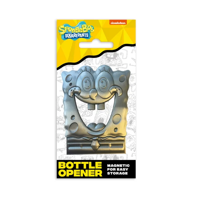 Fanattik SpongeBob SquarePants SpongeBob Face Metal Bottle Opener