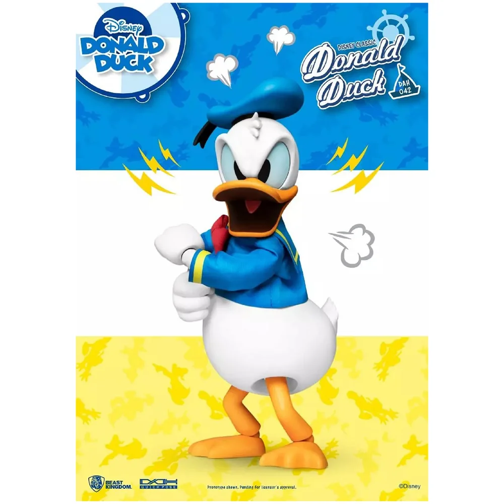 Beast Kingdom Disney Classic Dynamic 8ction Heroes Figure - Donald Duck Image 1