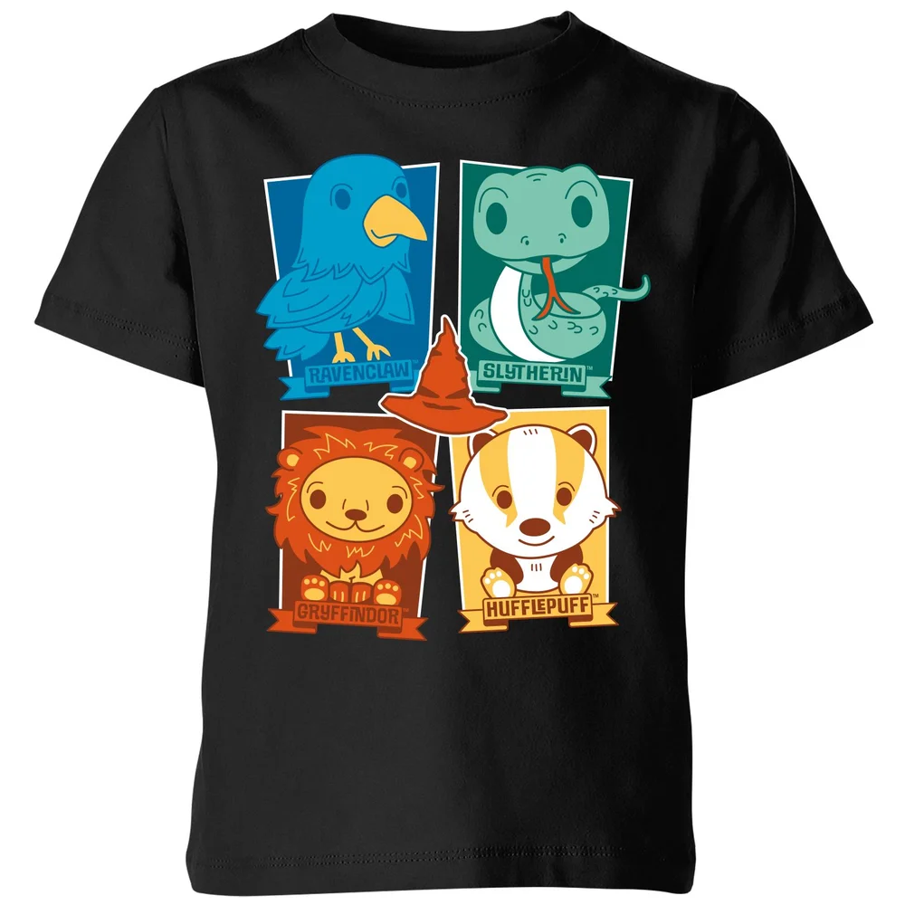 Harry Potter House T-Shirt Kids' T-Shirt - Black - 3-4 Years Image 1