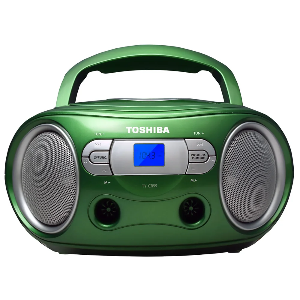 Toshiba Portable CD Boombox - Green Image 1