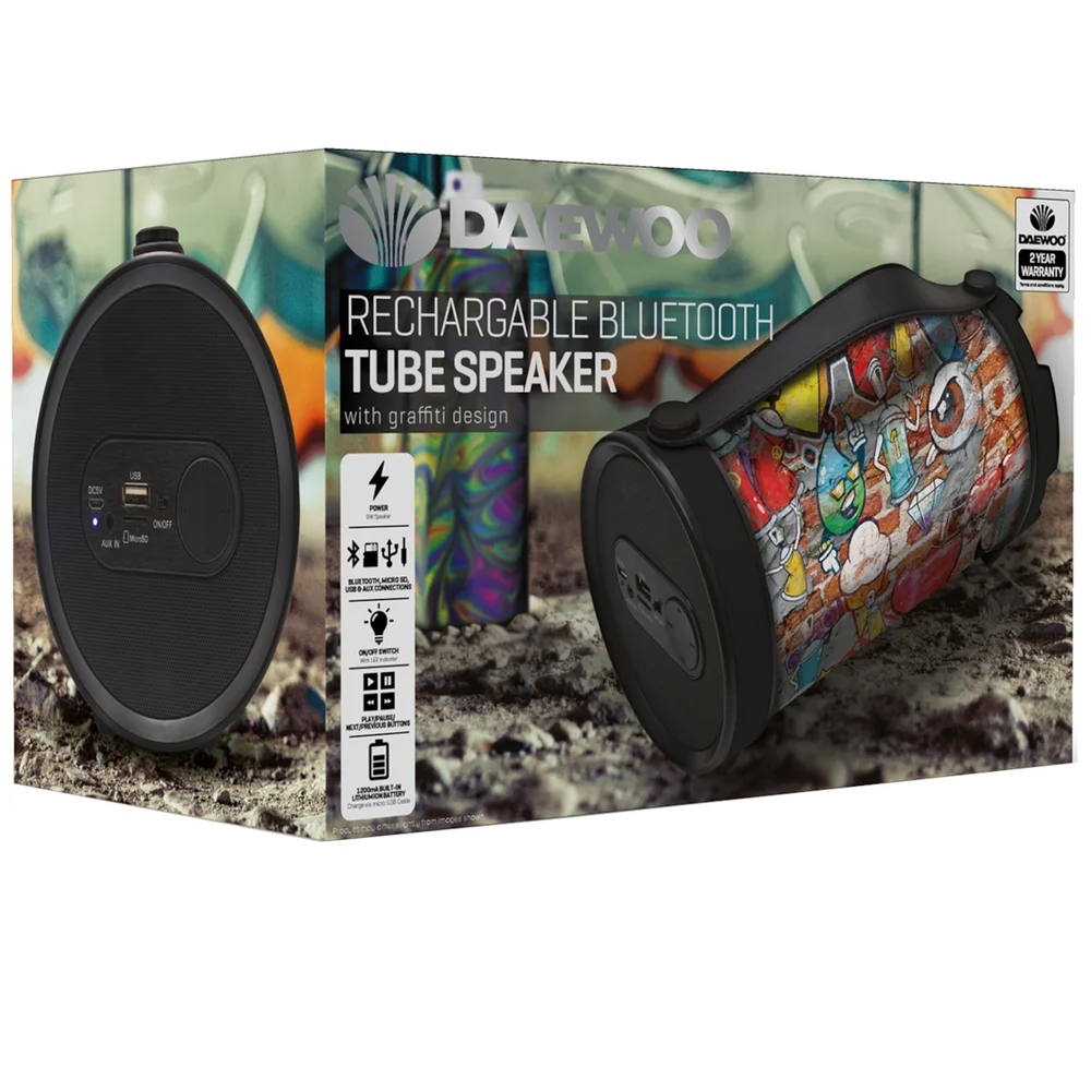 Daewoo Bluetooth Tube Speaker Image 1