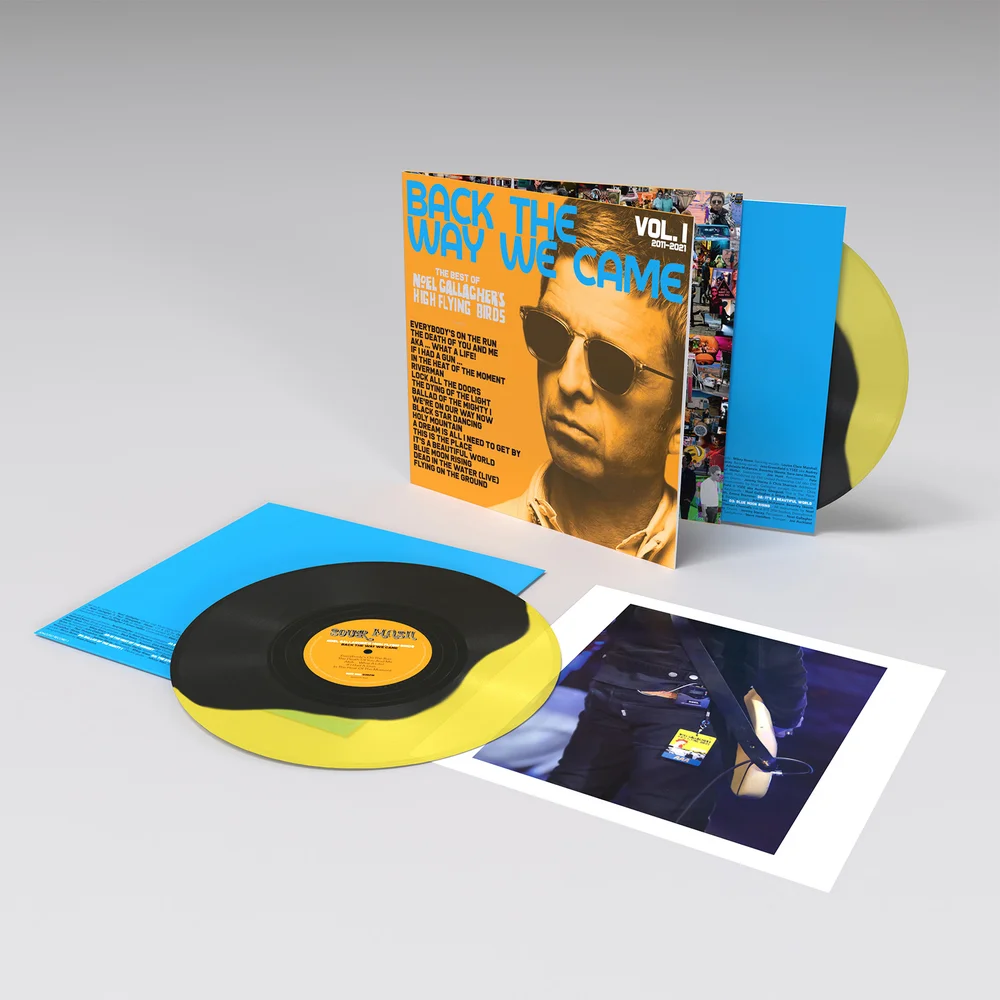 Noel Gallagher's High Flying Birds - Back The Way We Came: Vol. 1 (Black/Yellow Split Vinyl) (Rsd 2021) Vinyl Image 1