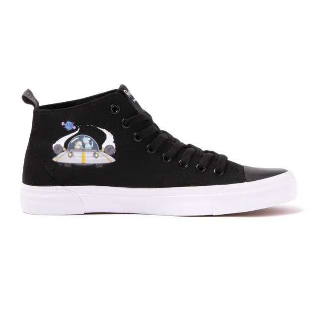 Akedo x Rick and Morty Space High Top - Black