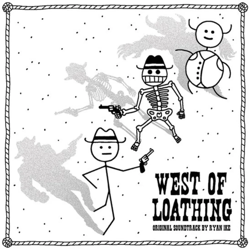 Ship To Shore - West Of Loathing (Original Soundtrack) Vinyl (White & Black Splatter) Image 1