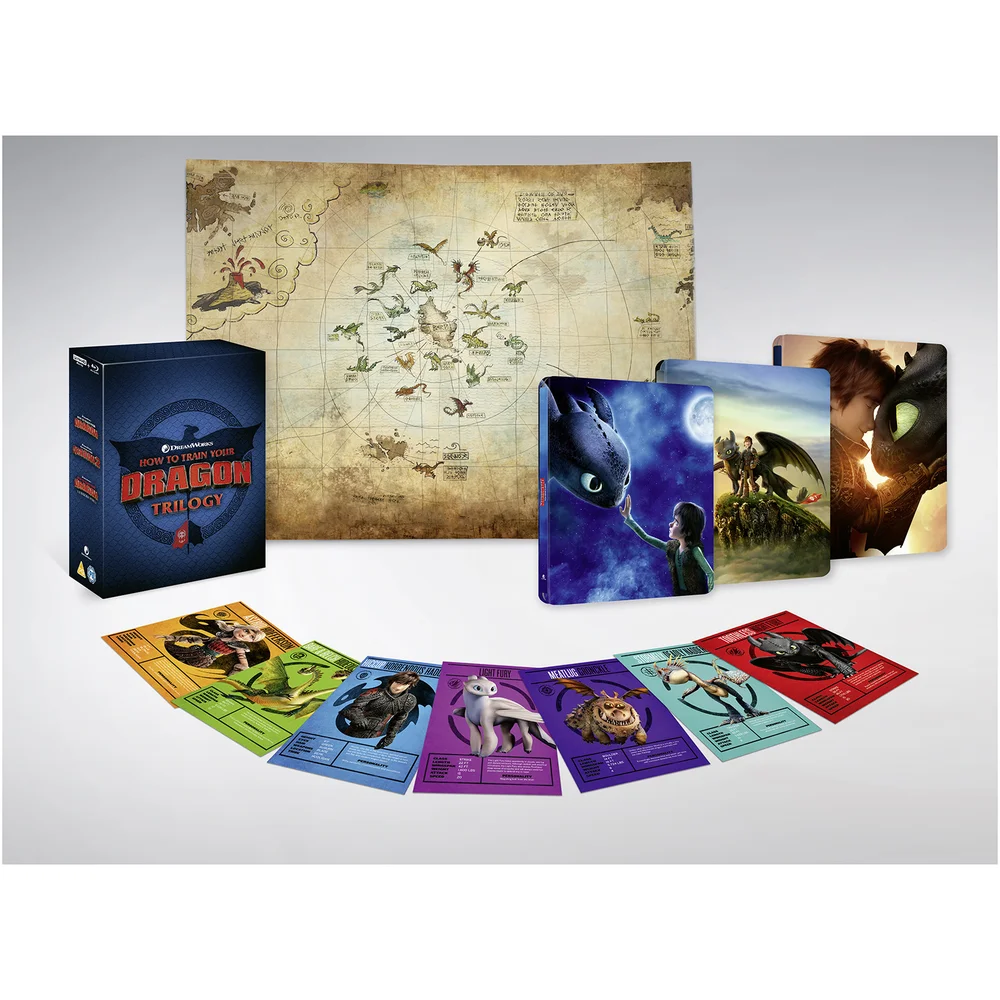 How to Train Your Dragon Trilogy - 4K Ultra HD Steelbook Boxset (Includes Blu-ray) Image 1