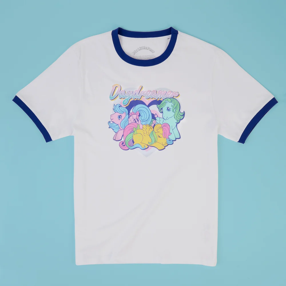 My Little Pony Daydreamer Unisex Ringer T-Shirt - White/Navy - M - White Image 1