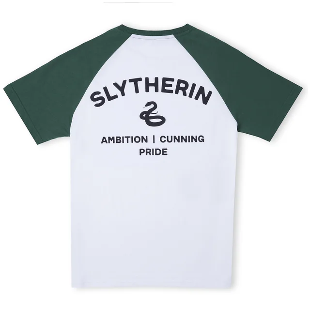 Slytherin House Panelled T-Shirt - Green