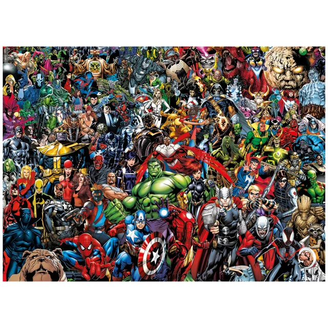 Clementoni 1000pcs Impossibe Jigsaw Puzzle - Marvel Avengers