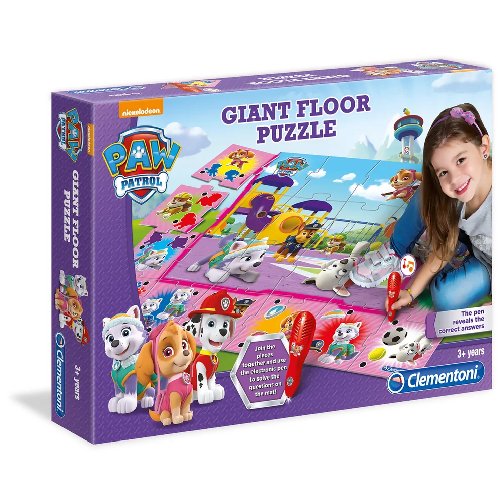 Clementoni Interactive Giant Floor Puzzle - Paw Patrol Girls Image 1