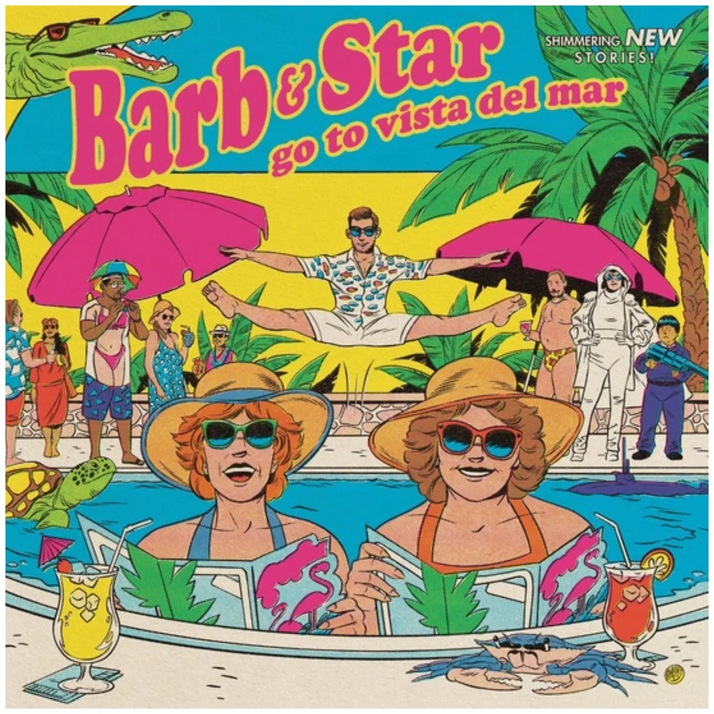 Mondo - Barb And Star Go To Vista Del Mar (Original Soundtrack) 180g Vinyl (Pink And Yellow Split) Image 1