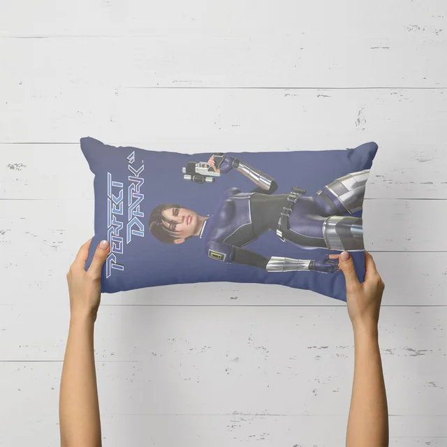 Perfect Dark Jo Power Pose Rectangular Cushion