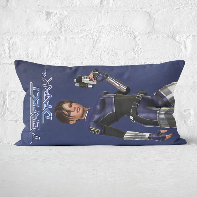 Perfect Dark Jo Power Pose Rectangular Cushion
