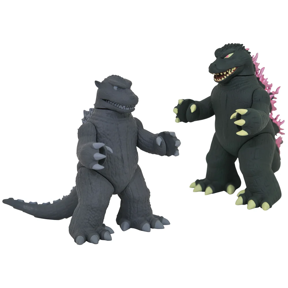 Diamond Select Godzilla Vinimate 2-Pack - Godzilla (1954) & Godzilla (1999) Image 1