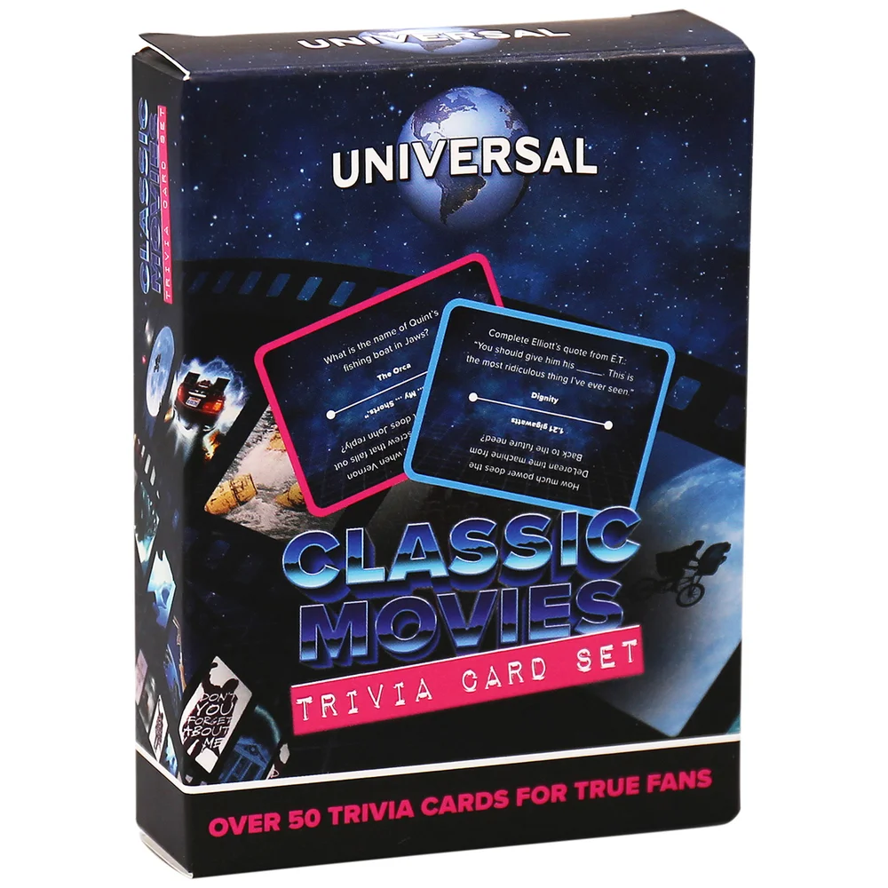 Classic Movies Trivia Card Set Image 1