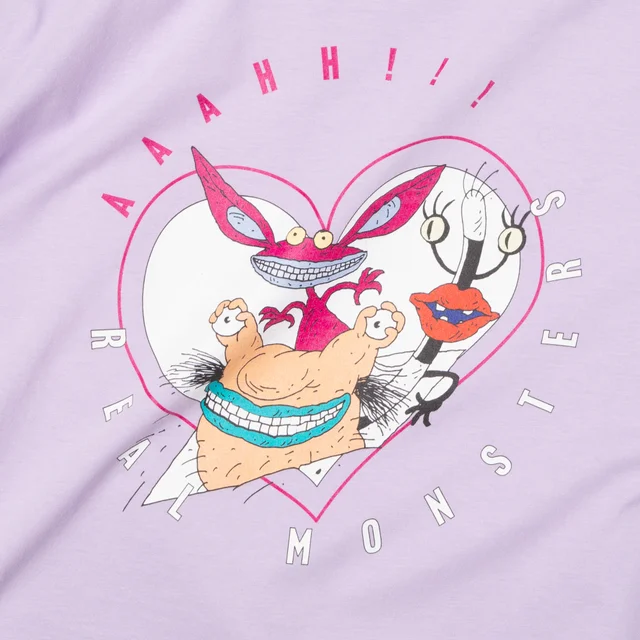 Nickelodeon Real Monsters Women's Cropped T-Shirt - Lilac
