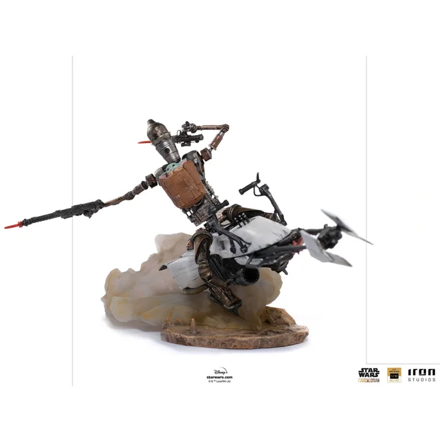 Iron Studios Star Wars The Mandalorian Deluxe Art Scale Statue 1/10 IG-11 & The Child 20 cm
