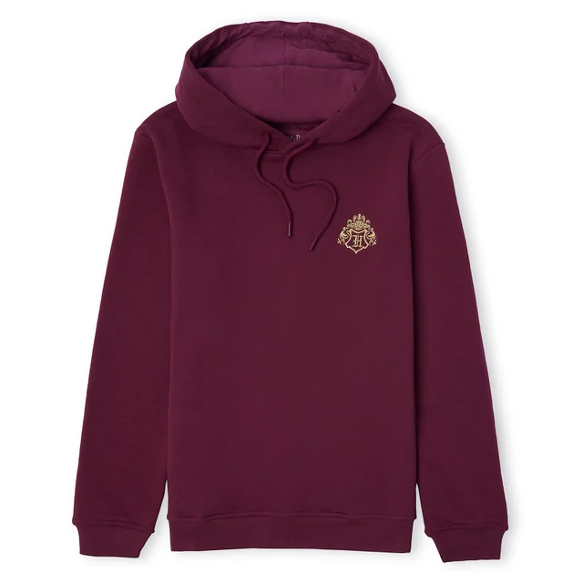 Harry Potter Hogwarts Signature Unisex Hoodie - Burgundy