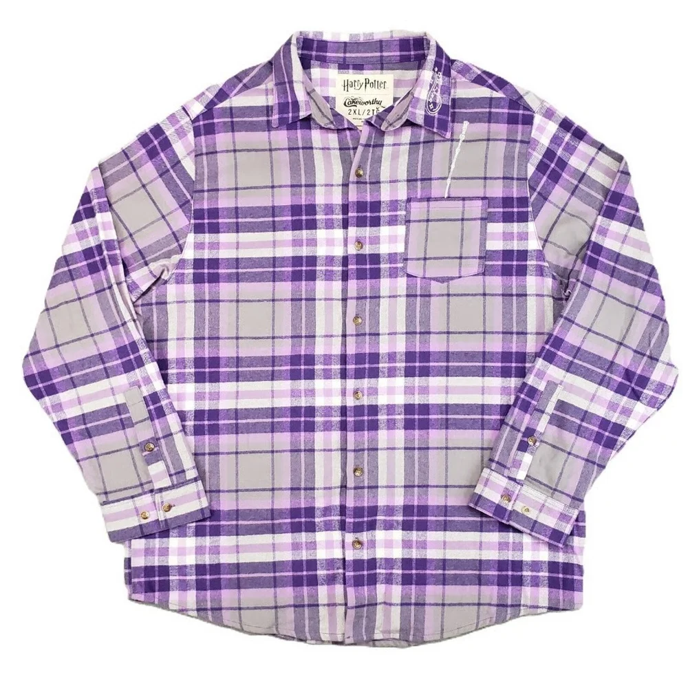 Cakeworthy Harry Potter Dumbledore Flannel Shirt - M Image 1