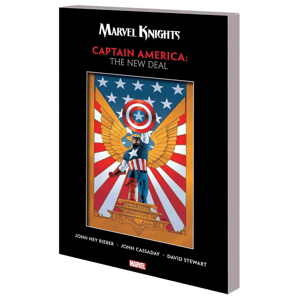 Marvel Comics Marvel Knights Captain America Rieber Cassaday Trade Paperback New Deal Graphic Novel Image 1