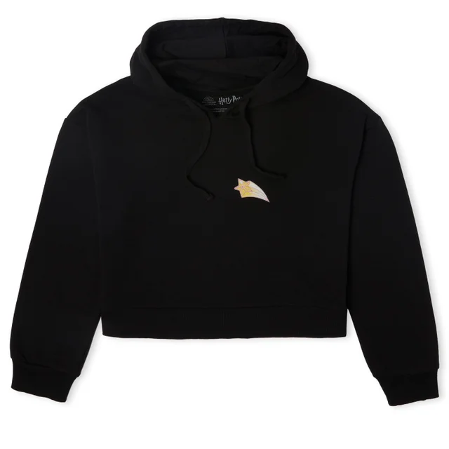 Harry Potter Exploding Bon Bons Women's Cropped Hoodie - Black