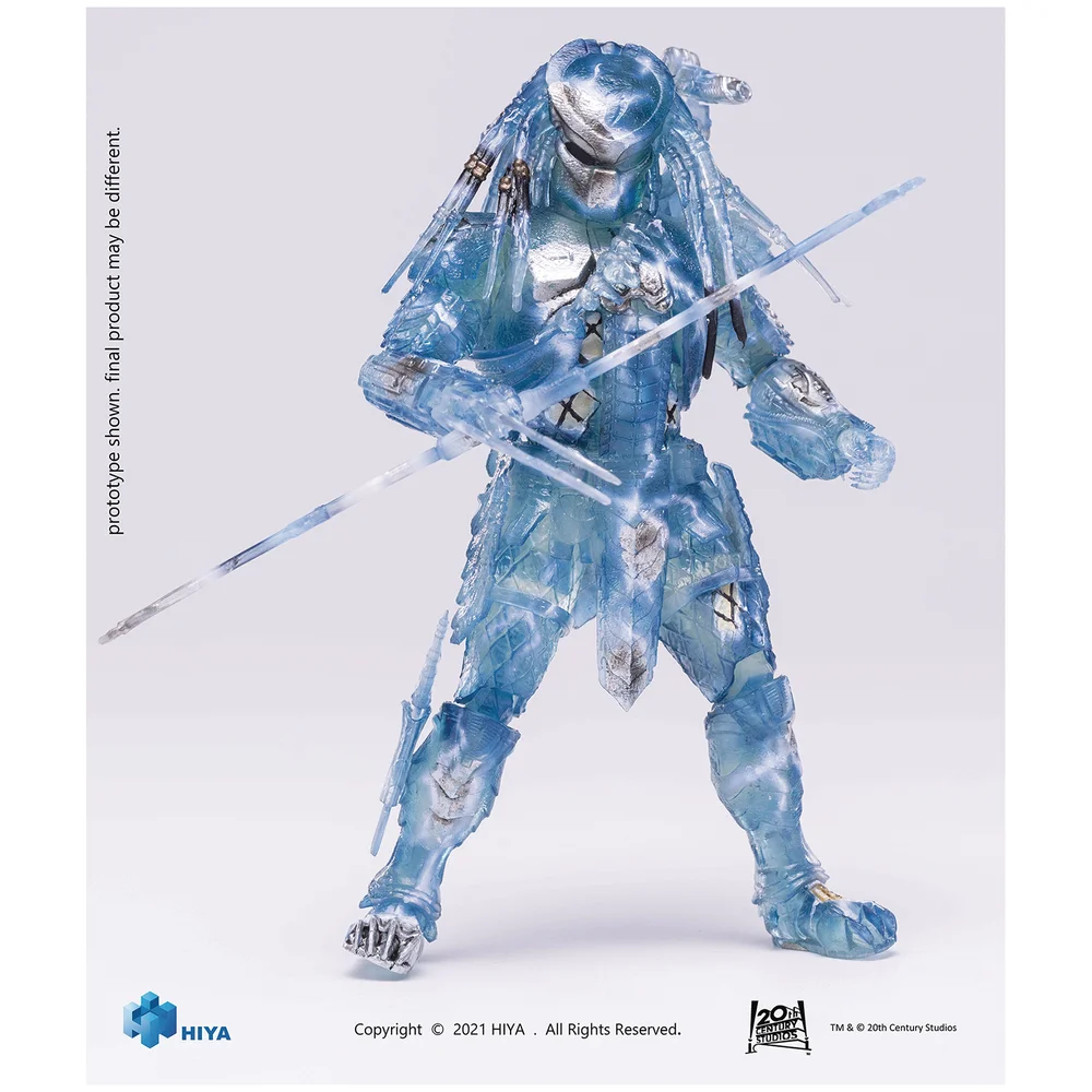 HIYA Toys Alien Vs. Predator Exquisite Mini 1/18 Scale Figure - Active Camouflage Scar Image 1