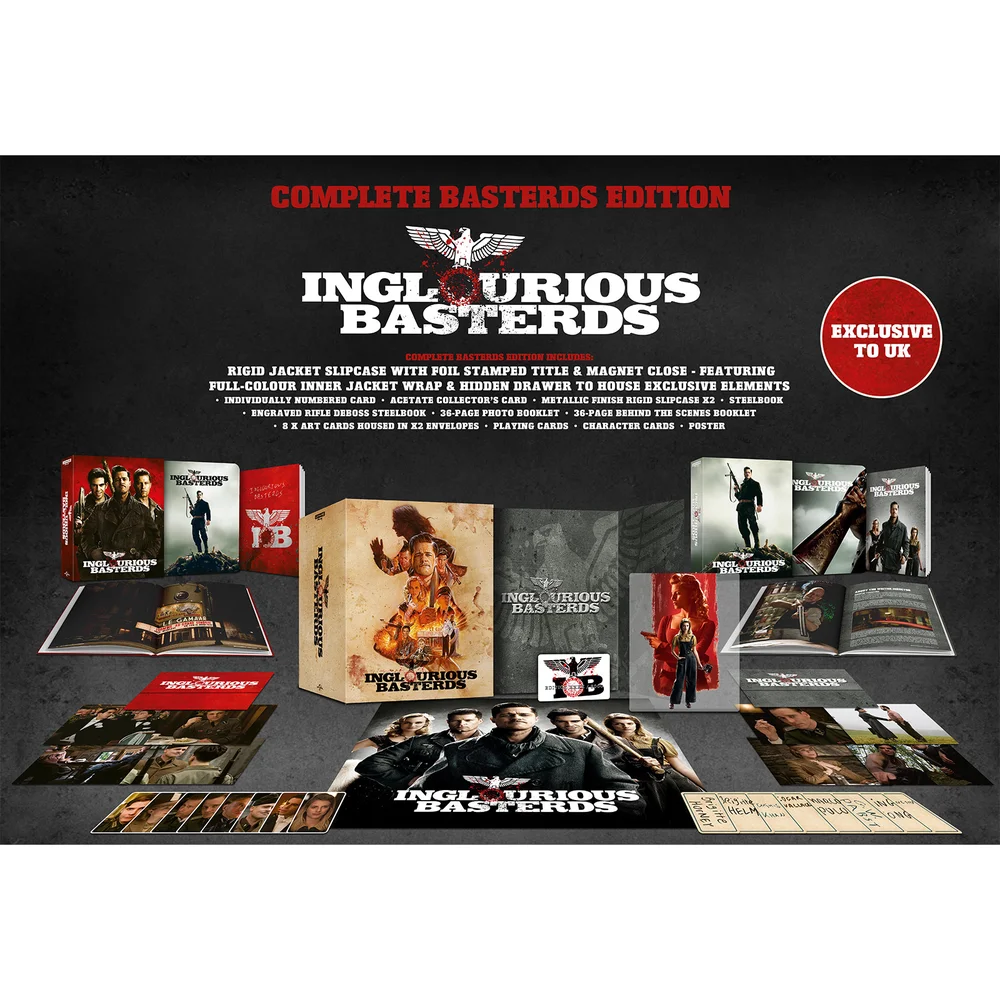 Inglourious Basterds - Zavvi Exclusive 4K Ultra HD Complete Basterds Edition Steelbook Image 1