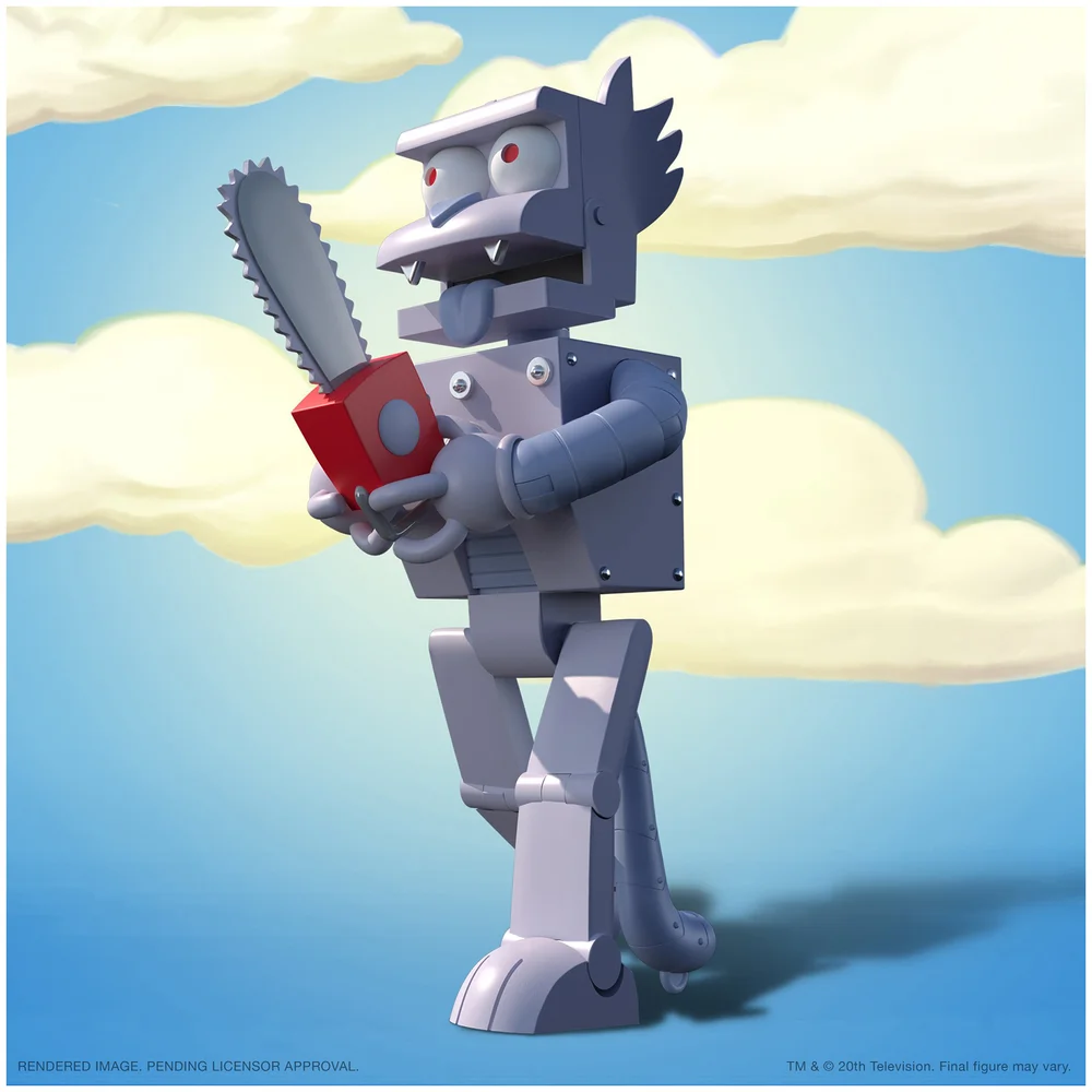 Super7 The Simpsons ULTIMATES! Figure - Robot Scratchy Image 1