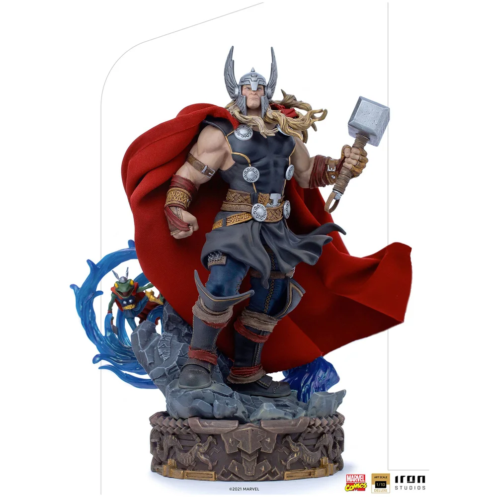 Iron Studios Marvel Comics Deluxe Art Scale Statue 1/10 Thor Unleashed 28 cm Image 1