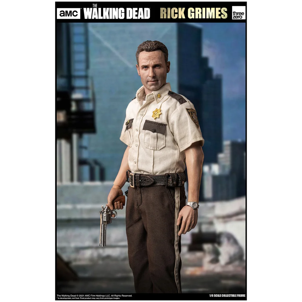 ThreeZero The Walking Dead 1/6 Scale Collectible Figure - Season One Rick Grimes Image 1
