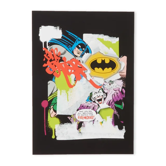 Batman Collage Giclee Art Print