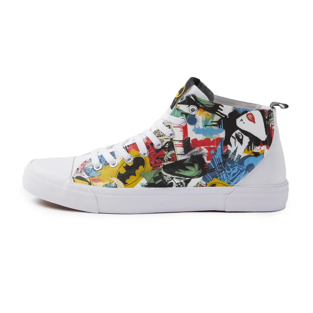 Akedo x DC Comics Batman Mash Up High Top - White - UK3 / EU35.5 Image 1