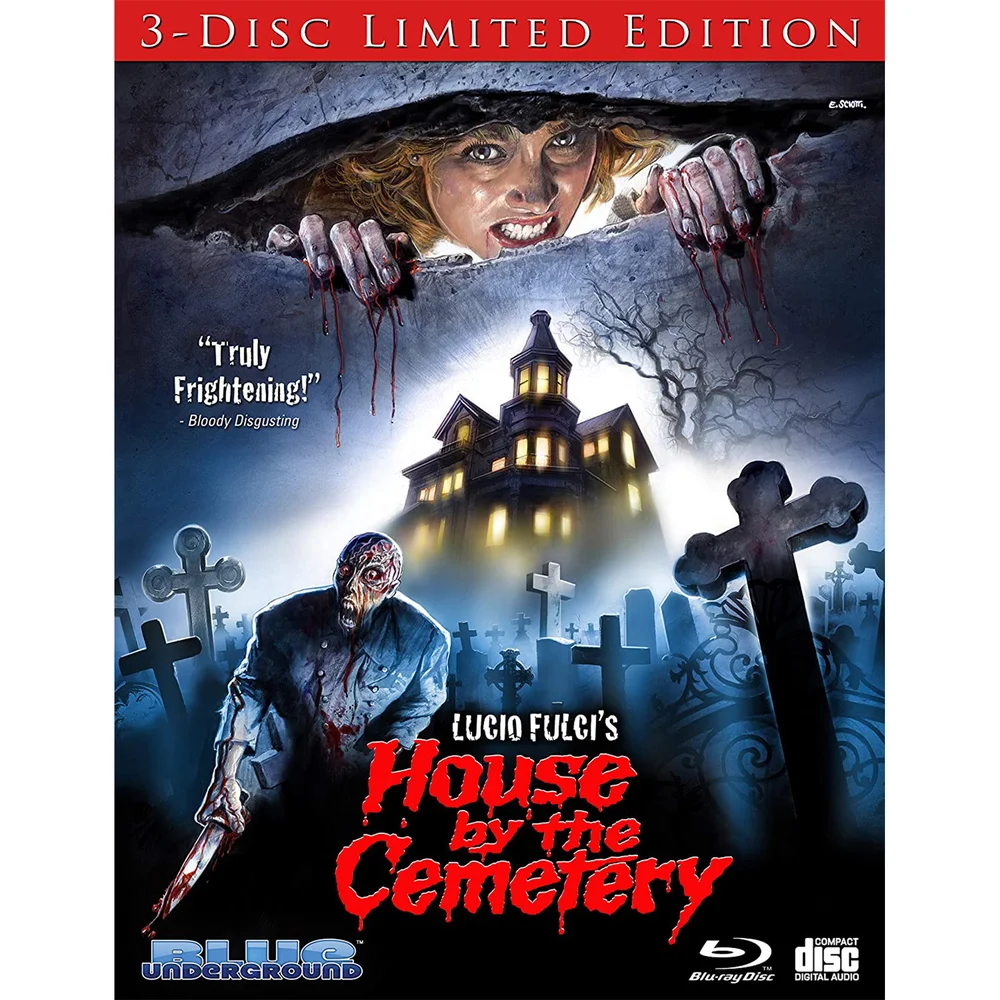 The House By The Cemetery: 3-Disc Limited Edition (Includes CD) Image 1