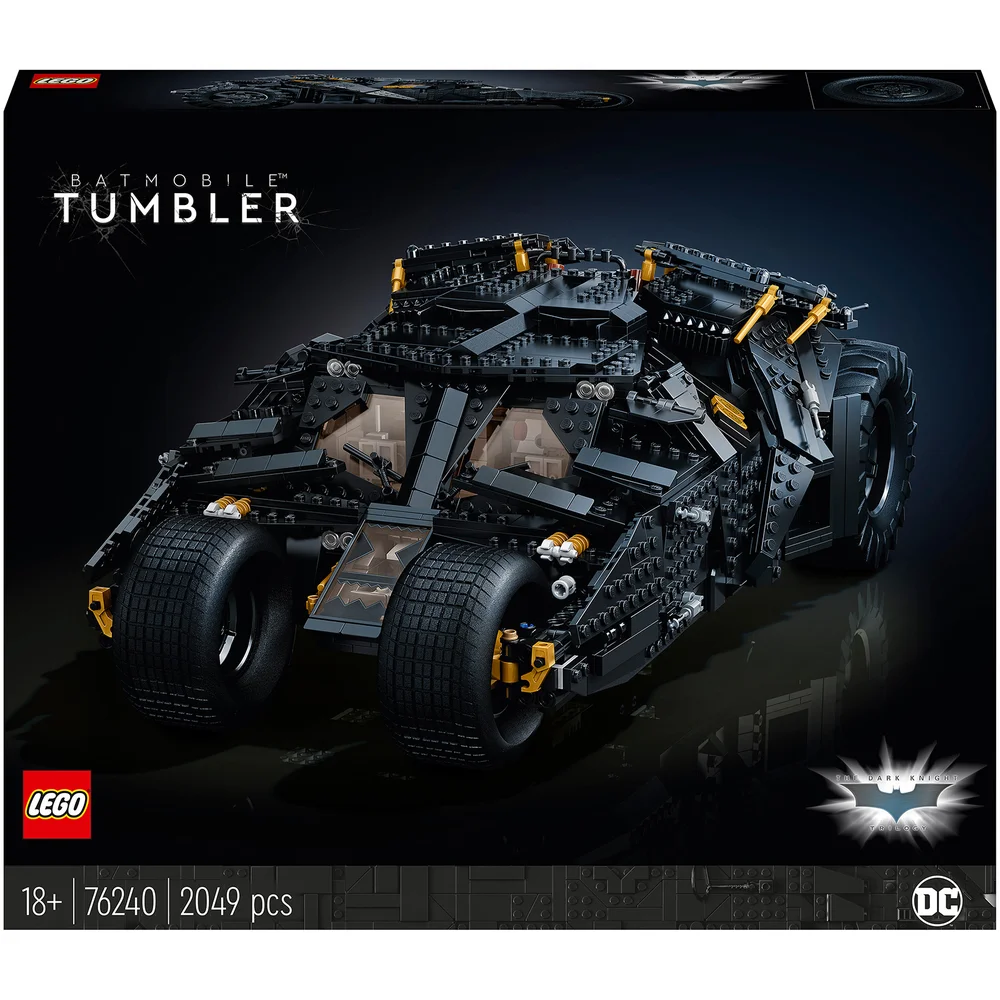 LEGO DC Batman Batmobile Tumbler Car Set for Adults (76240) Image 1