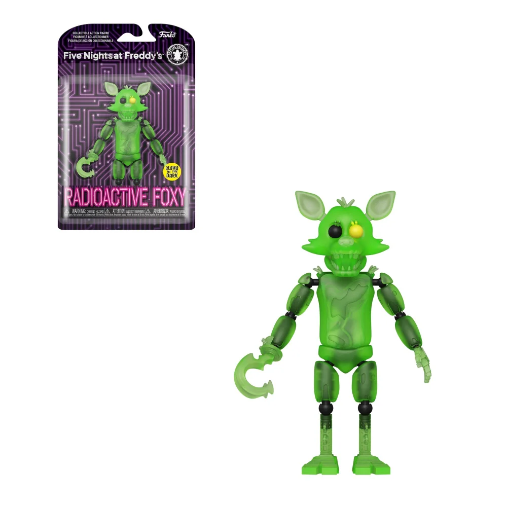 Five Nights At Freddy's Radioactive Foxy Action Figure Image 1