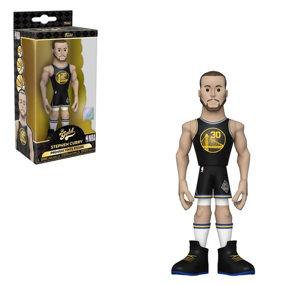 NBA Golden State Warriors Stephen Curry Vinyl Gold Image 1