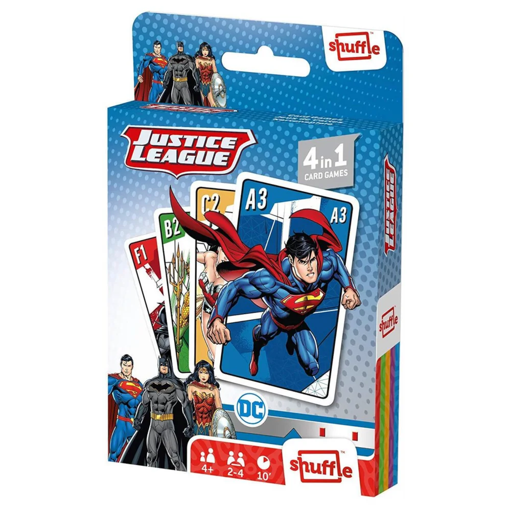 Shuffle Plus Card Game - Justice League Image 1
