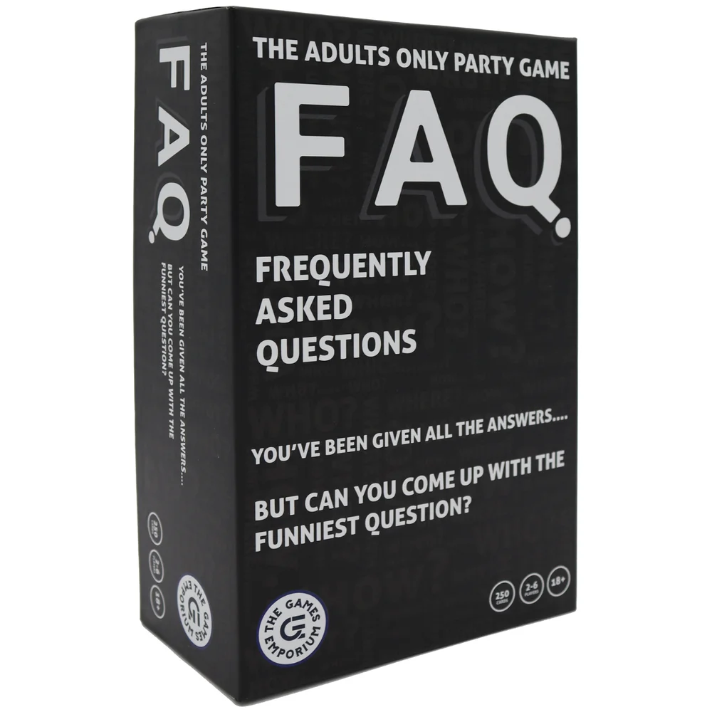 FAQ Card Game Image 1