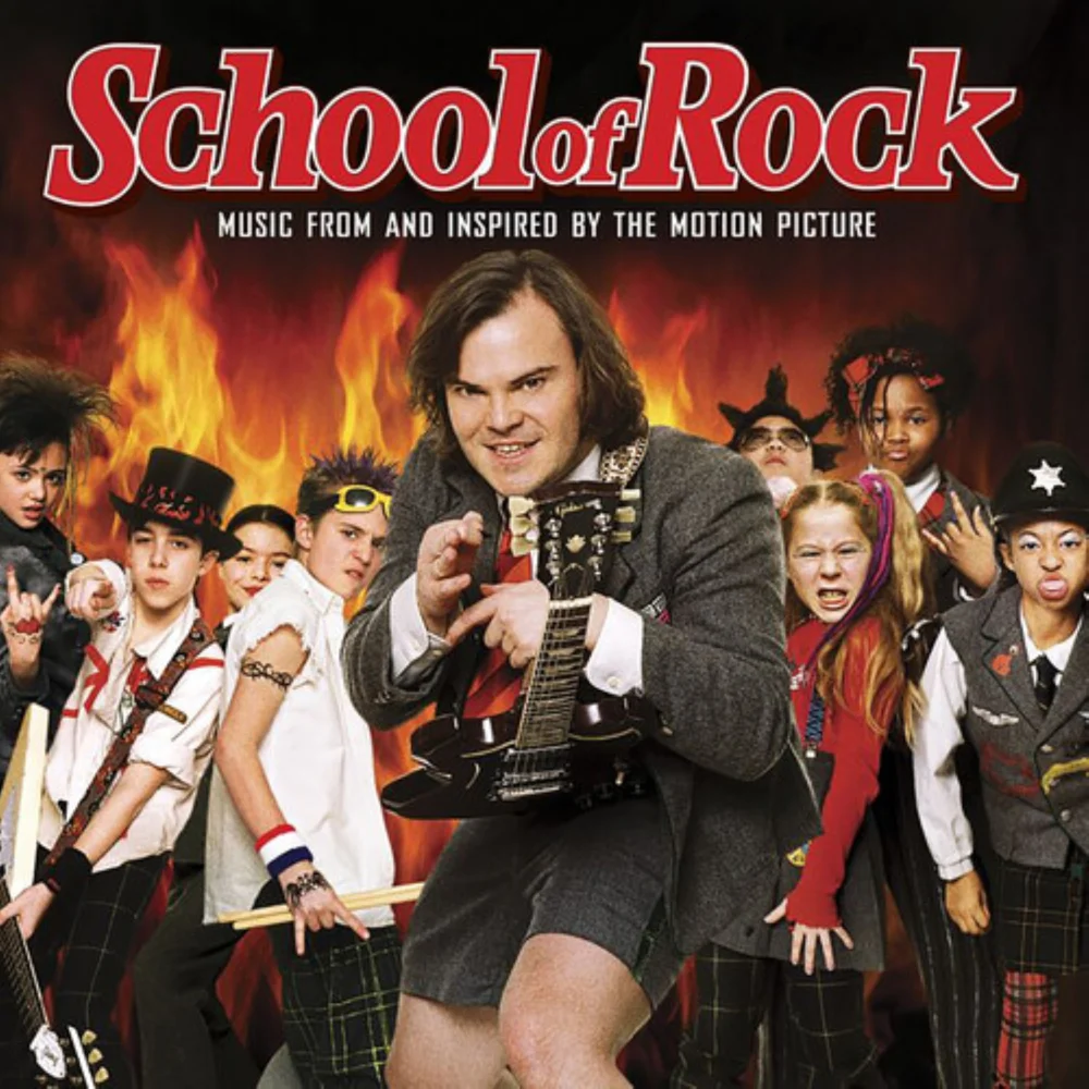 School of Rock (Music From and Inspired by Motion Picture) 140g Vinyl 2LP (Orange) Image 1