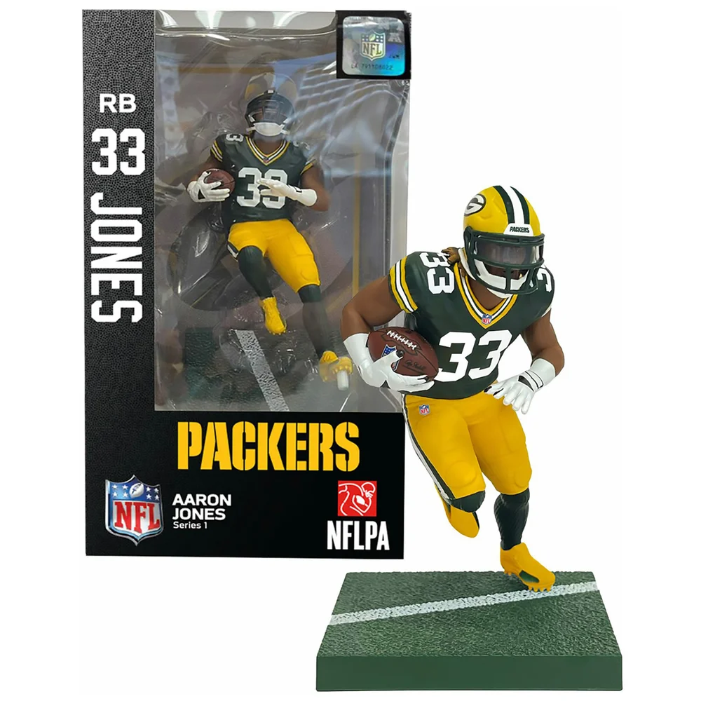 NFL Green Bay Packers 7" Action Figure - Aaron Jones Image 1