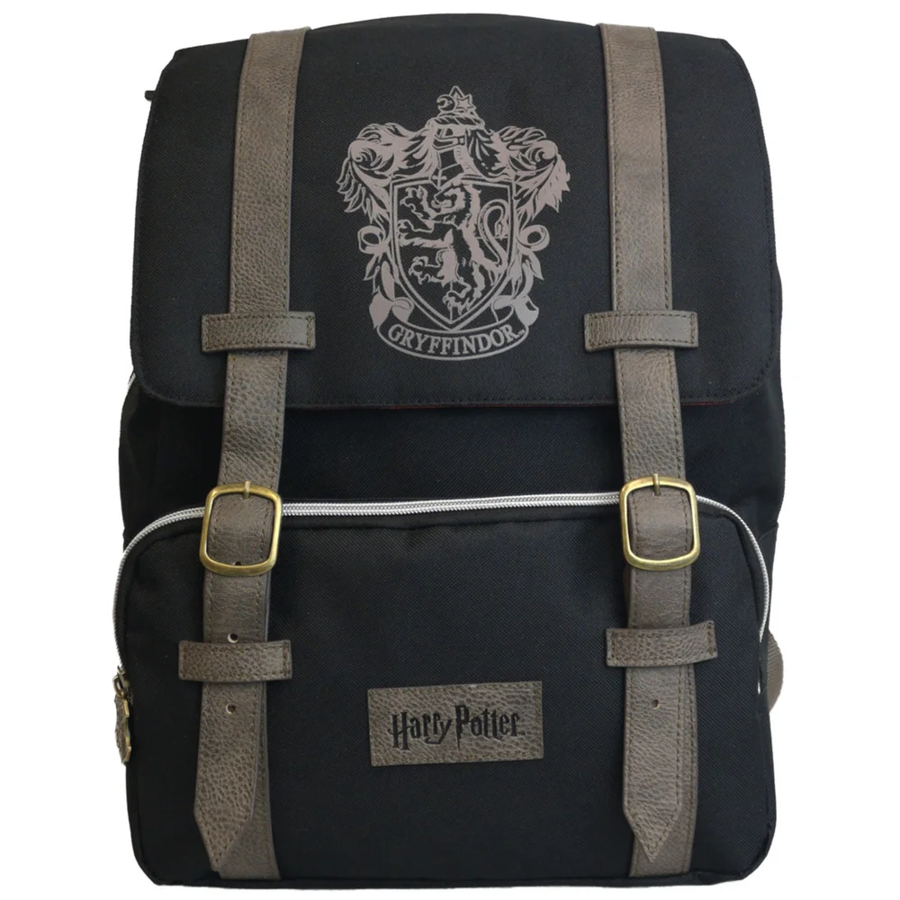 Harry Potter Gryffindor Vintage Backpack Black Image 1