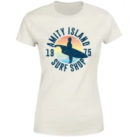Jaws Amity Surf Shop Women's T-Shirt - Cream