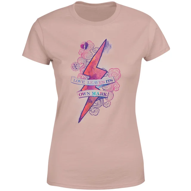 Harry Potter Love Leaves Its Own Mark Women's T-Shirt - Dusty Pink