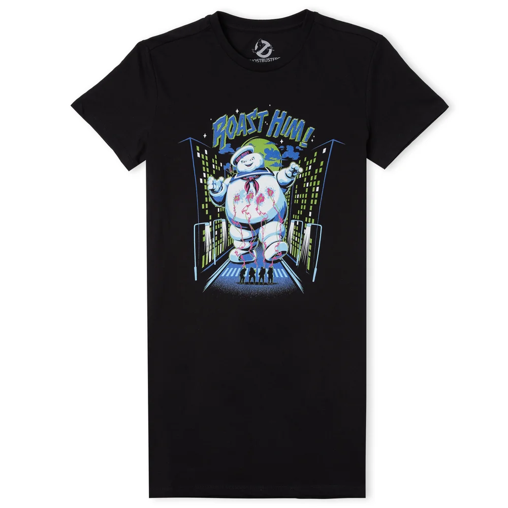 Ghostbusters Roast Him Women's T-Shirt Dress - Black - L Image 1