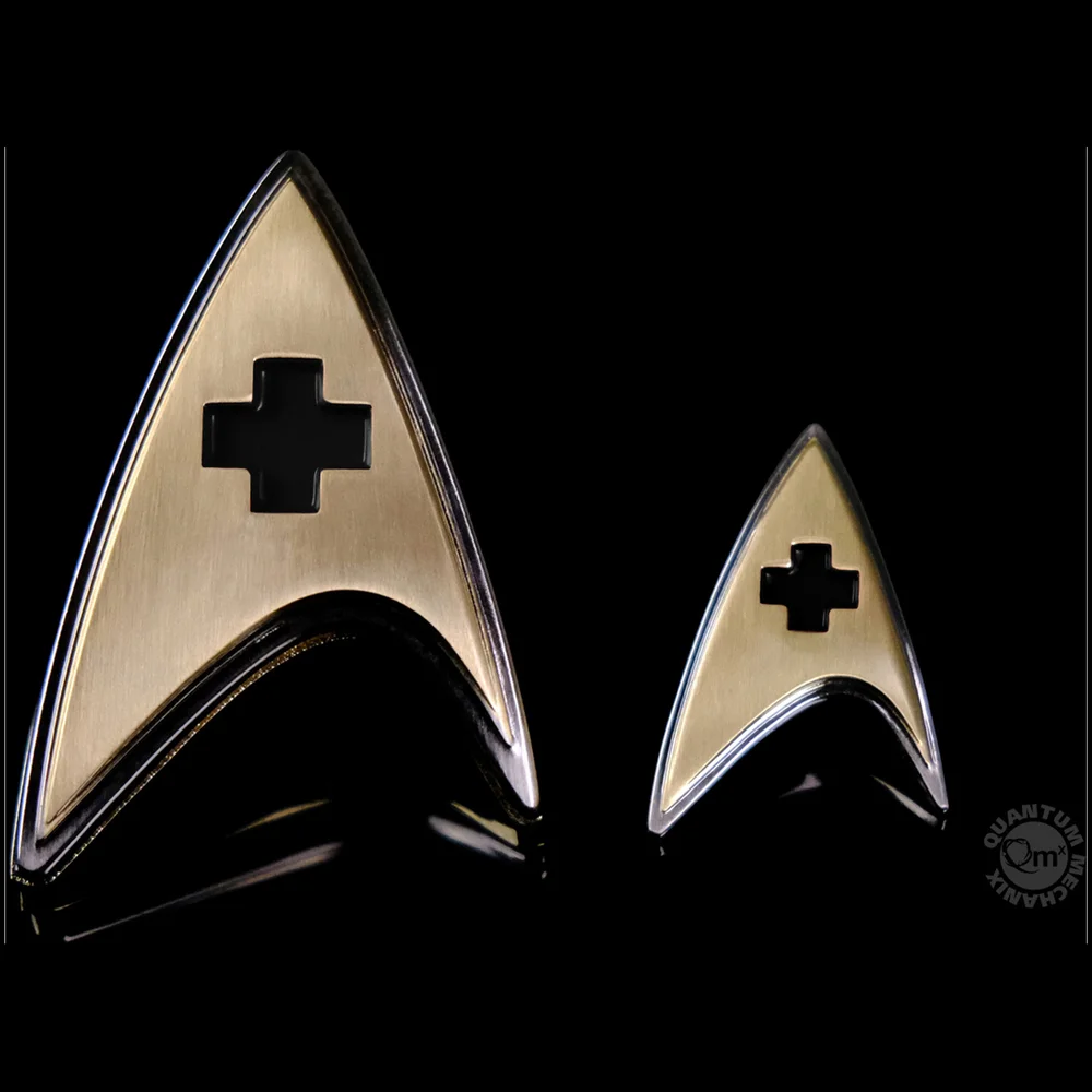 Quantum Mechanix Star Trek: Discovery - Enterprise Medical Badge and Pin Set Image 1