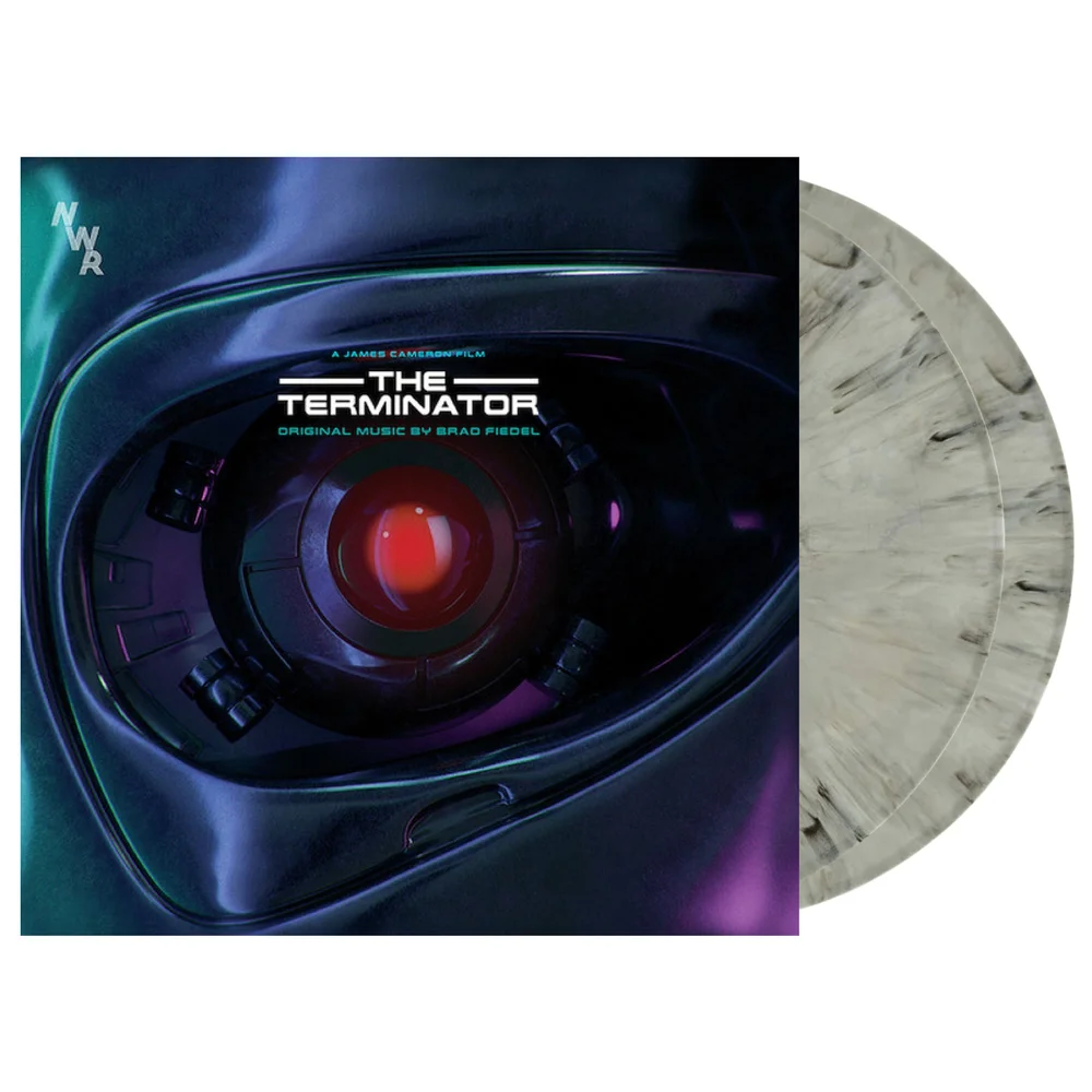 The Terminator - Original Soundtrack Zavvi UK Exclusive Grey Marble Vinyl 2LP Image 1