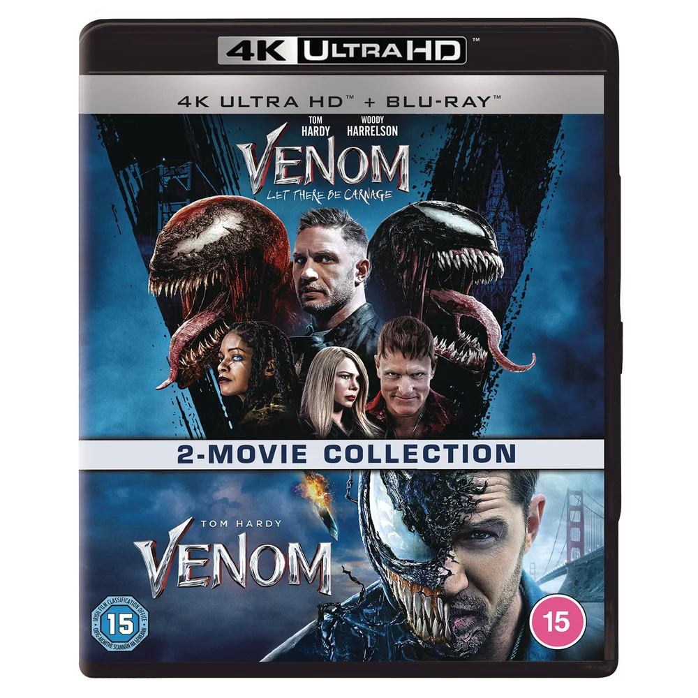 Venom 1&2: (2018) & Let There Be Carnage - 4K Ultra HD (Includes Blu-ray) Image 1