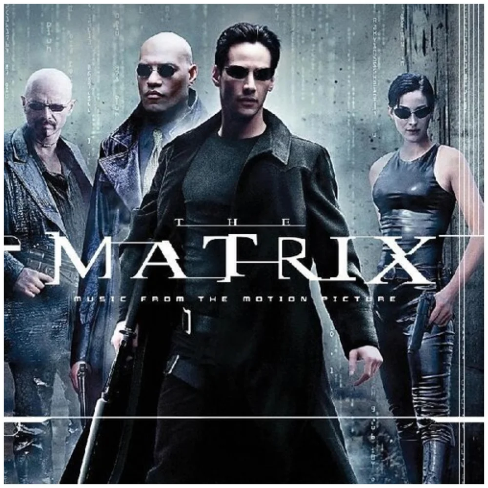The Matrix (Music From the Motion Picture) Vinyl 2LP (Clear with Red and Blue Pill Swirl) Image 1