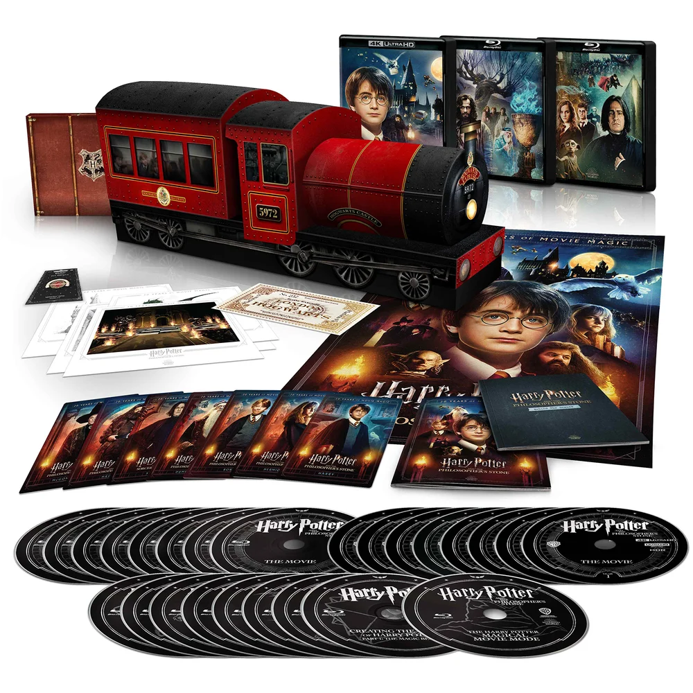 Harry Potter The Complete Collection: 4K Ultra HD 20th Anniversary Collector's Hogwarts Express Edition (Includes Blu-ray) Image 1