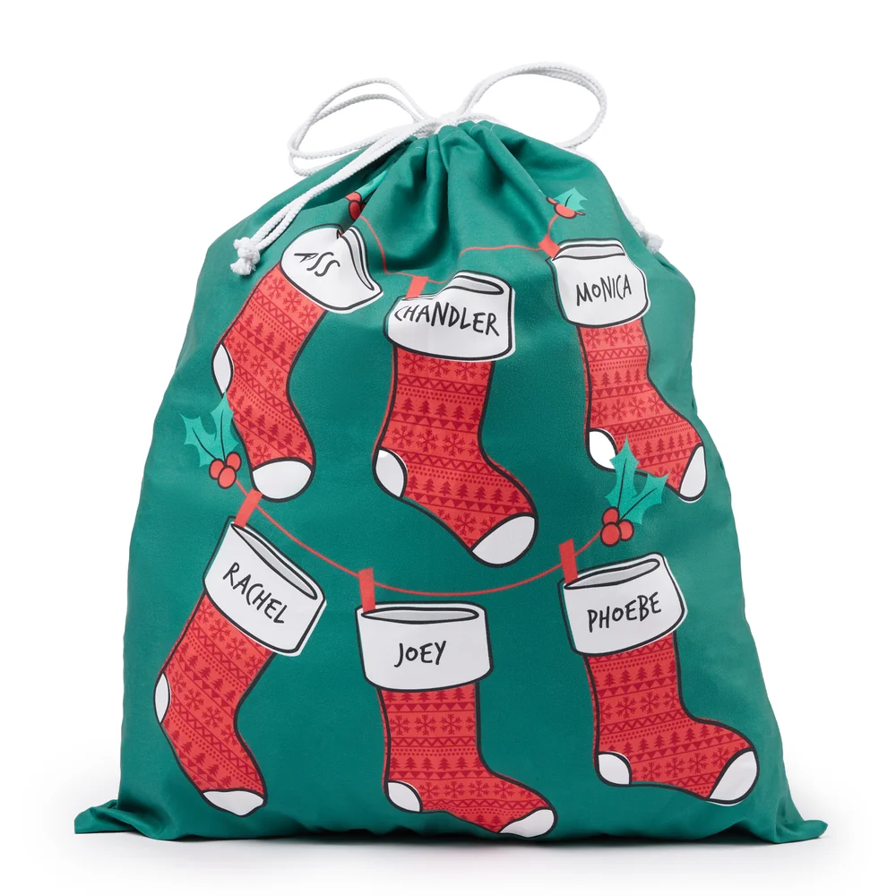 Friends Hanging Up Stockings Christmas Santa Sack Image 1